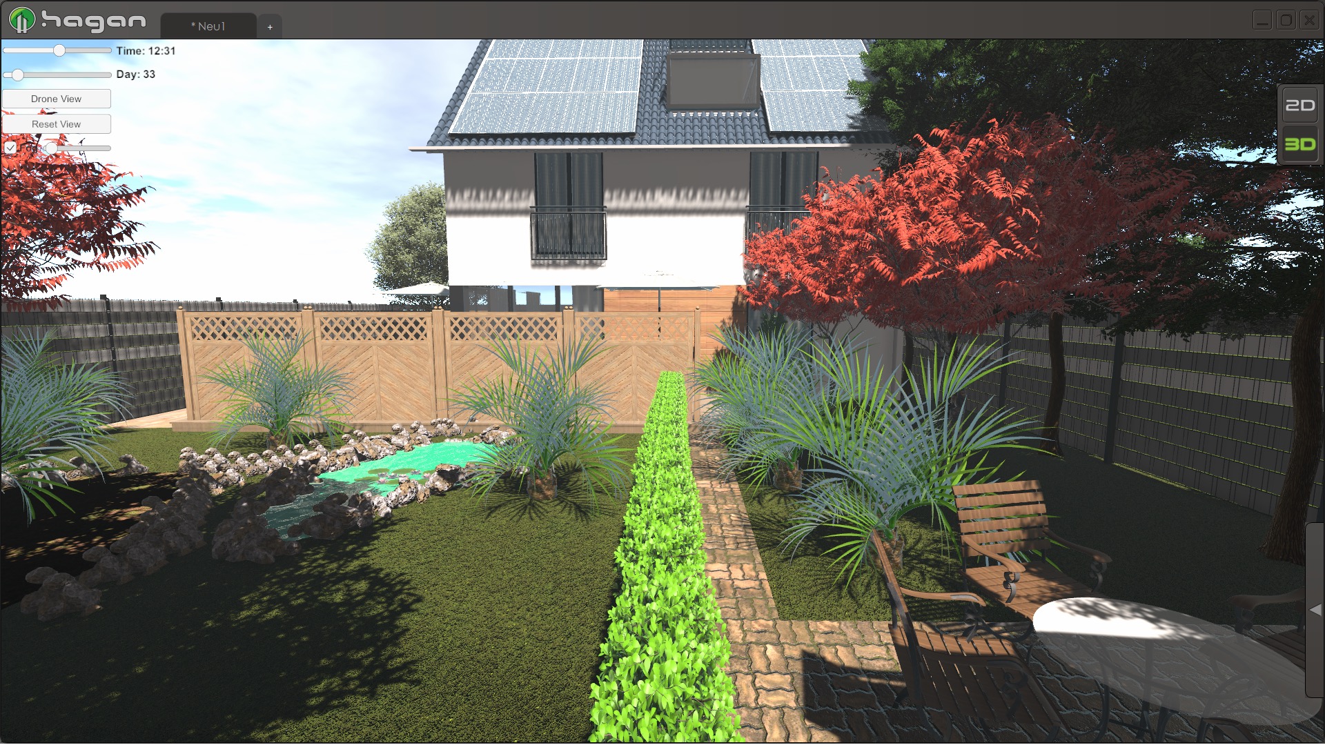 Hagan Designer - Gartenweg erkunden